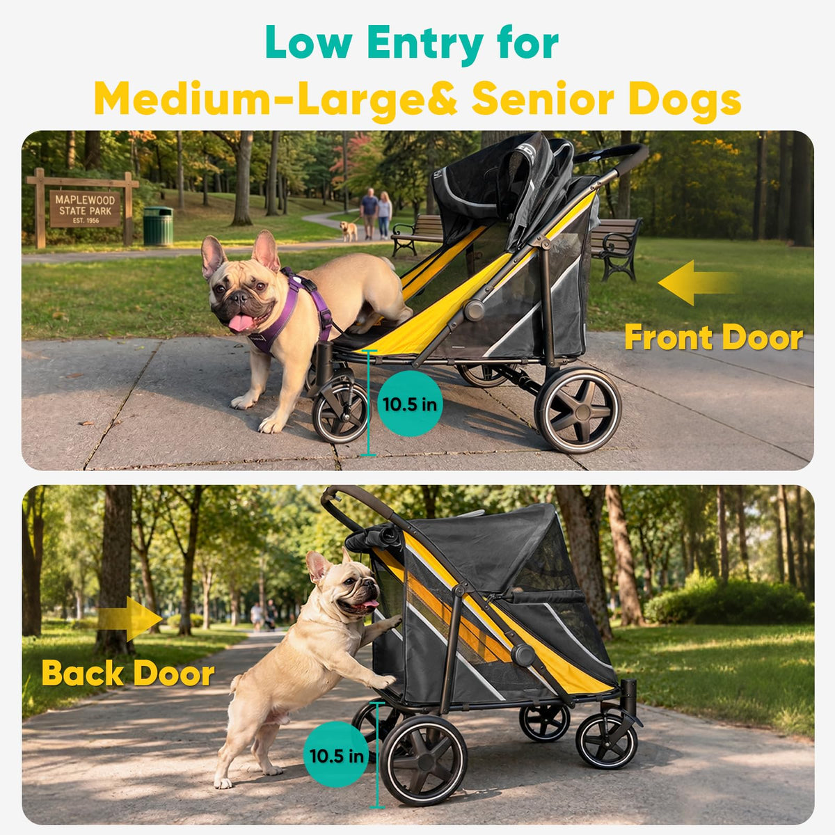 Dog Stroller for Large Medium Dogs up to 80 lbs L204094