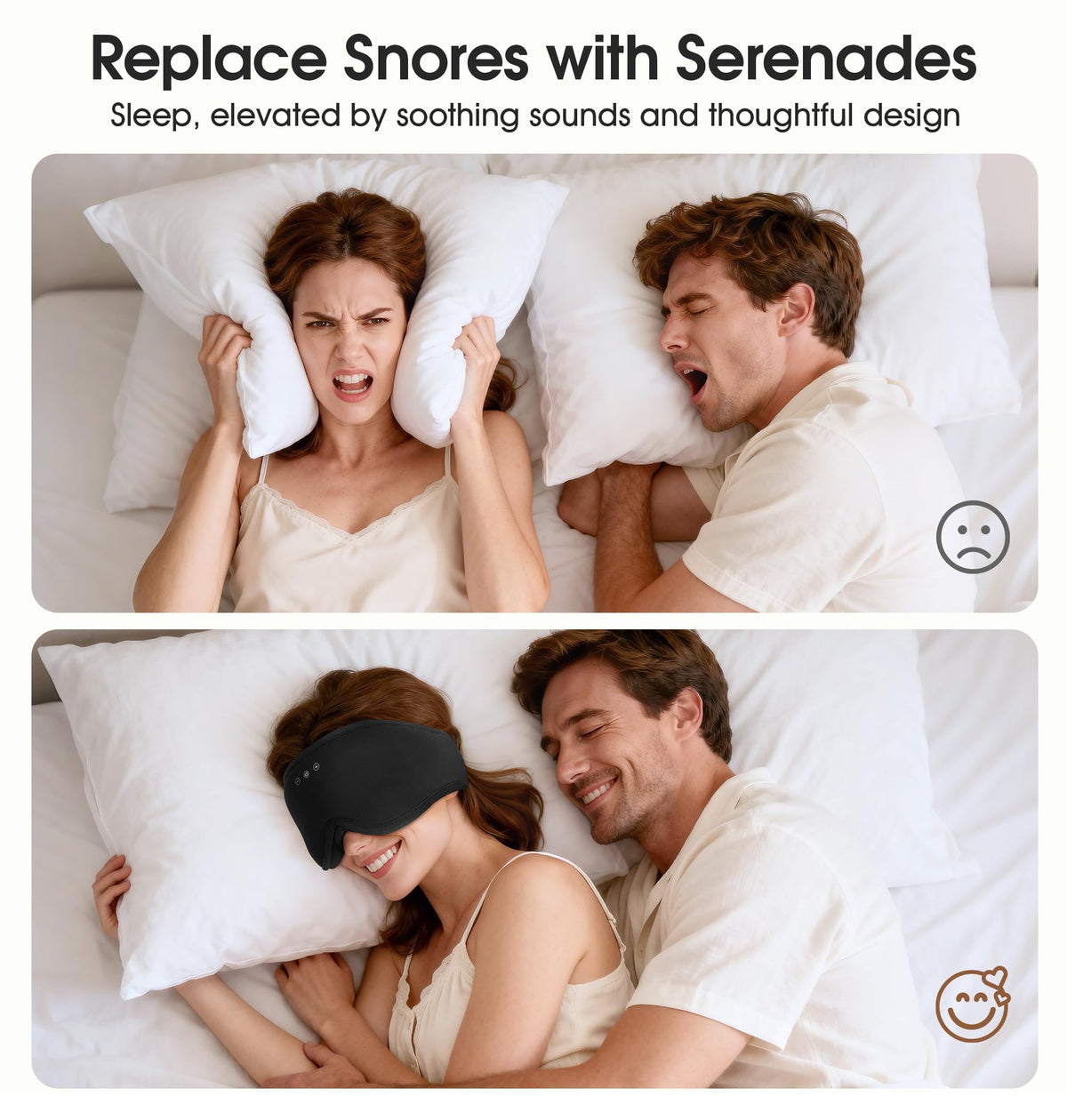 Bamboo Cotton Bluetooth Sleep Mask K9983