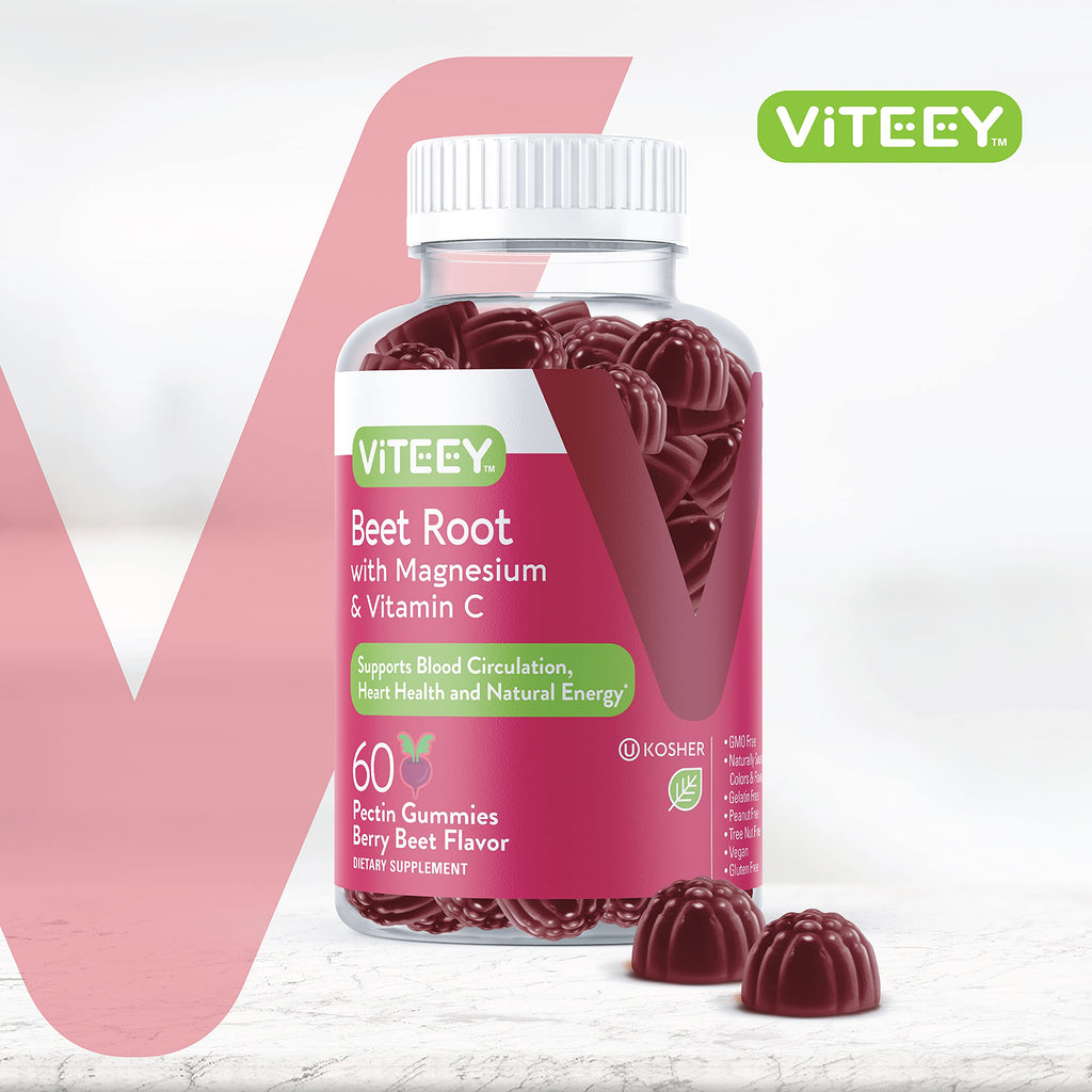 Beet Root Gummies with Magnesium & Vitamin C D922939