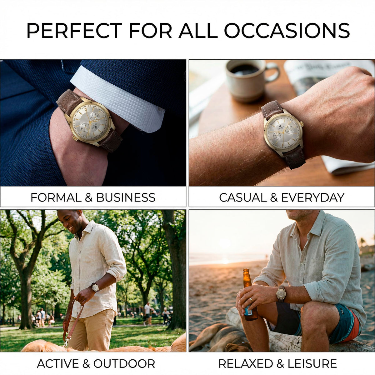 Men’s Analog Quartz Wrist Watches K39695