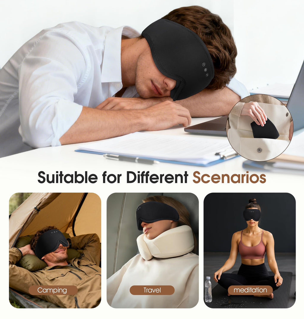 Bamboo Cotton Bluetooth Sleep Mask K9983