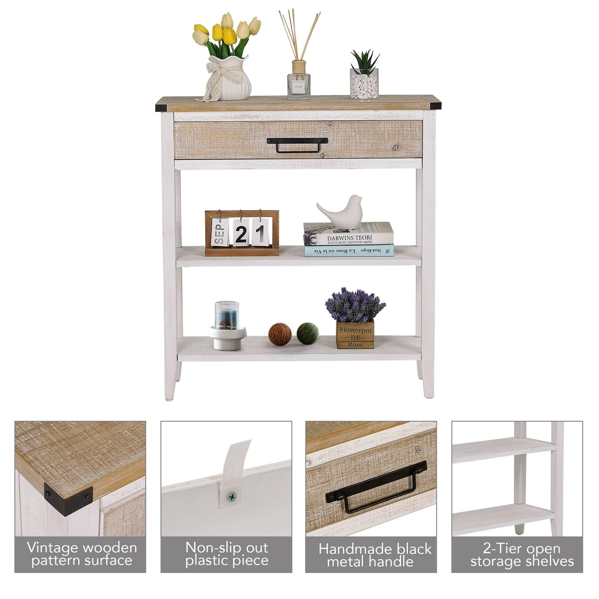 Console Table with Drawer Q263