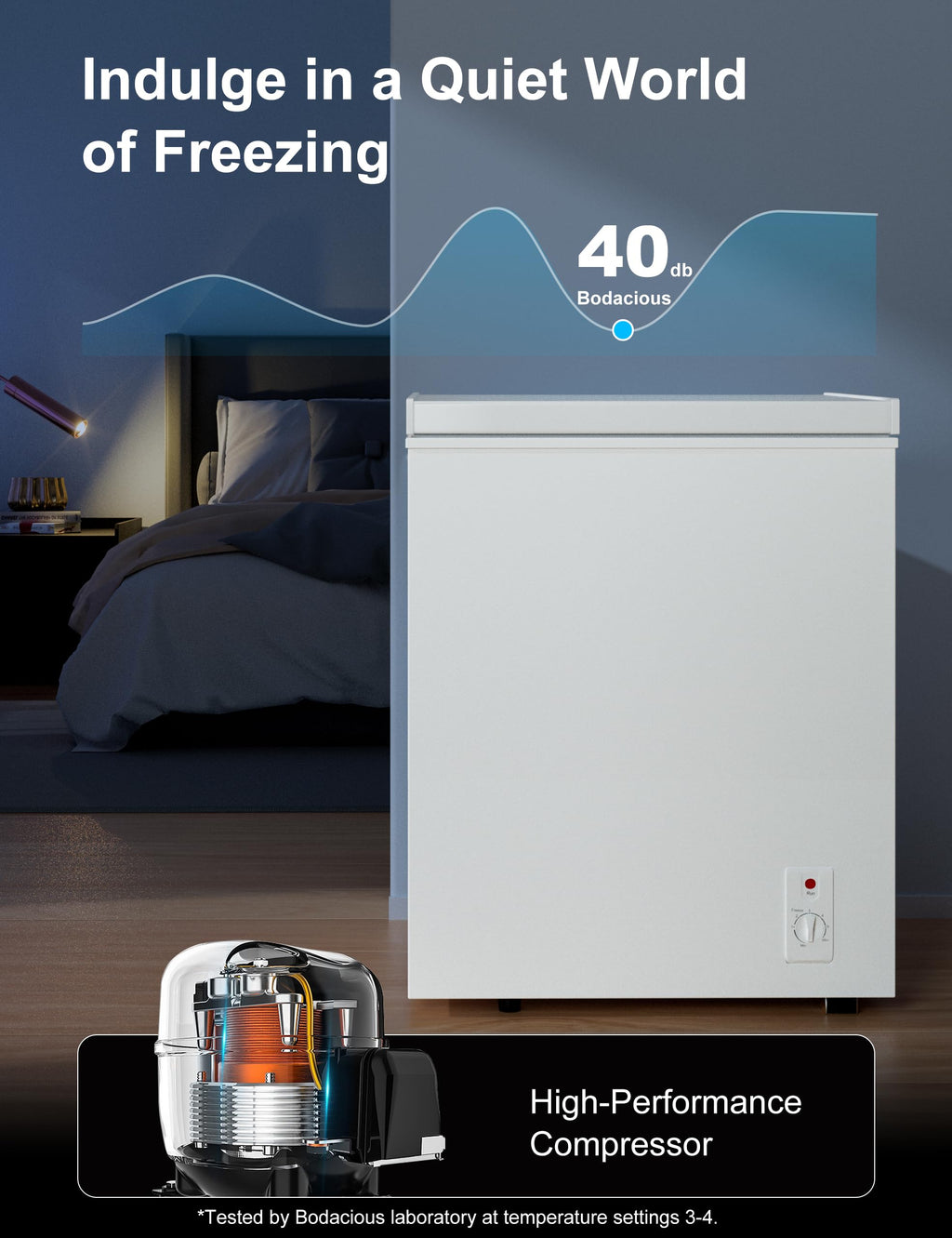 2.5 Cu.Ft White Chest Freezer N438862