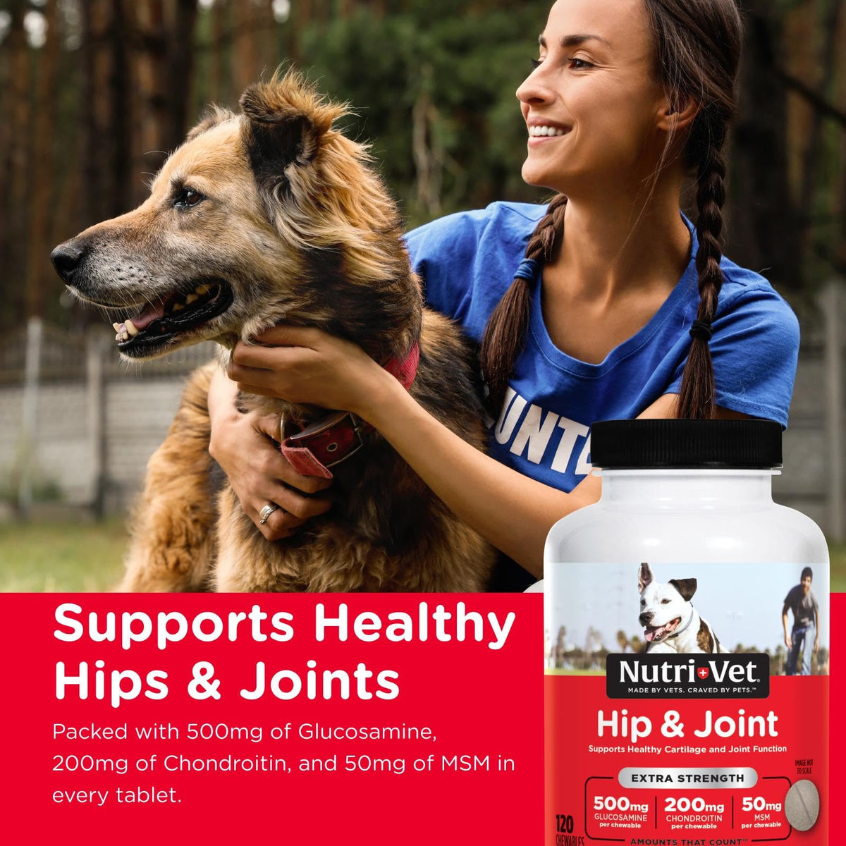 500mg Glucosamine Hip & Joint Supplement, 120 Ct F177