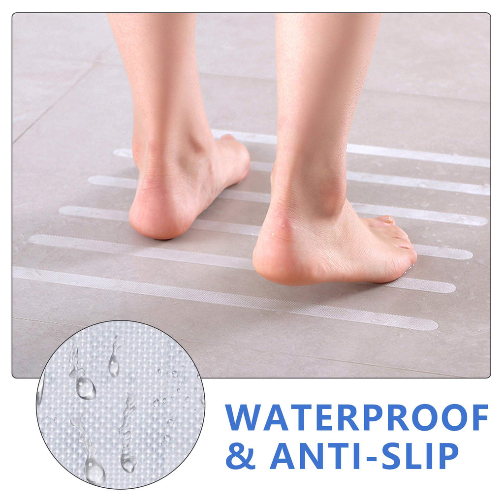 24 PCS Non Slip Adhesive Bathtub Stickers O5652