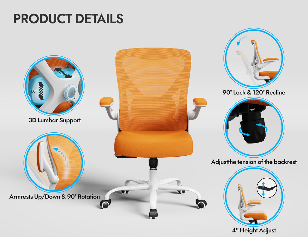 Mesh Ergonomic Office Chair with Lumbar B999933