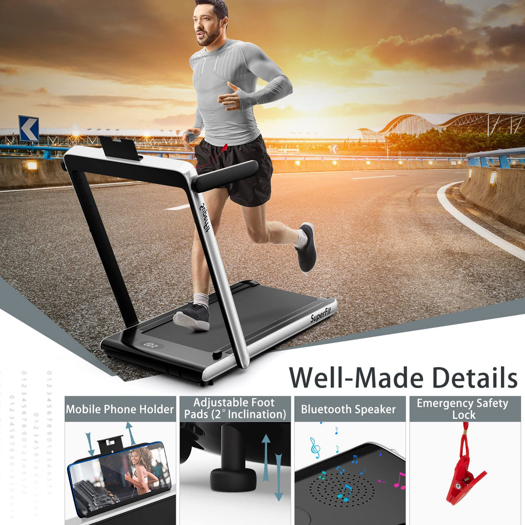 2 in 1 Folding Electric Treadmill R39588