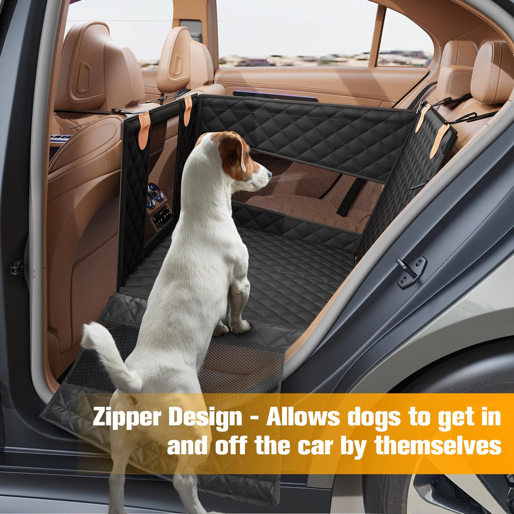 Large Dog Car Seat with Hard Bottom E252
