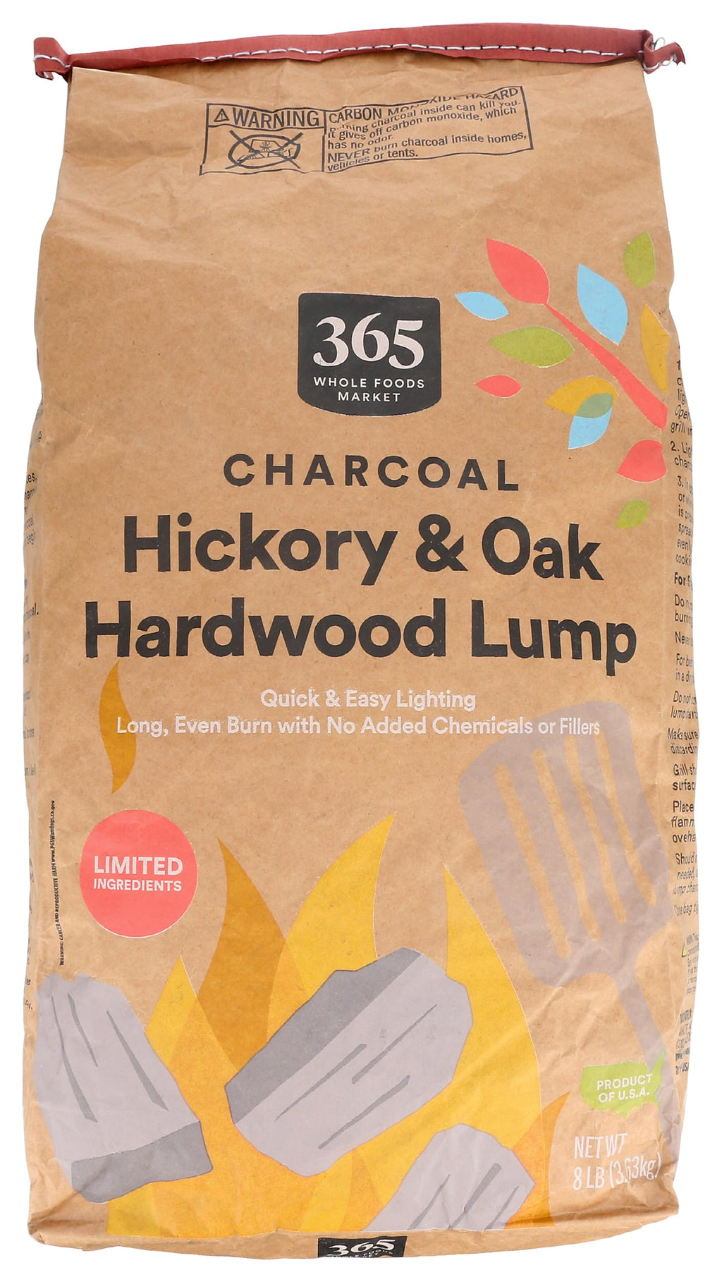 Charcoal Lump, 128 Ounce Y22943