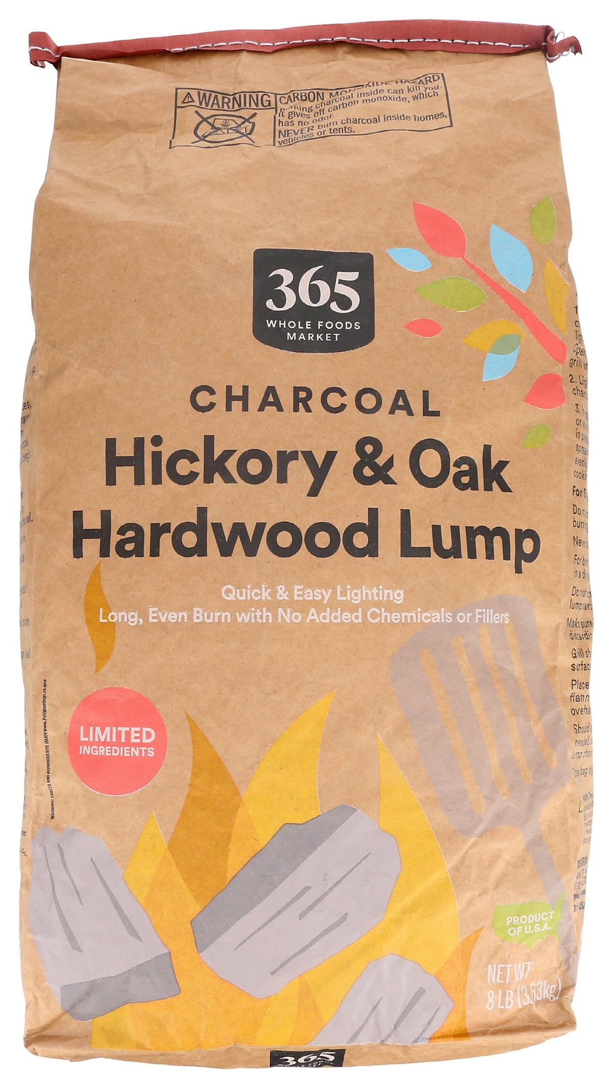 Charcoal Lump, 128 Ounce Y22943