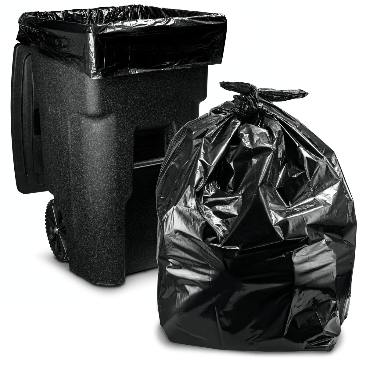 95 Gallon 2 Mil Heavy Duty Trash Bags 25 Count H5092
