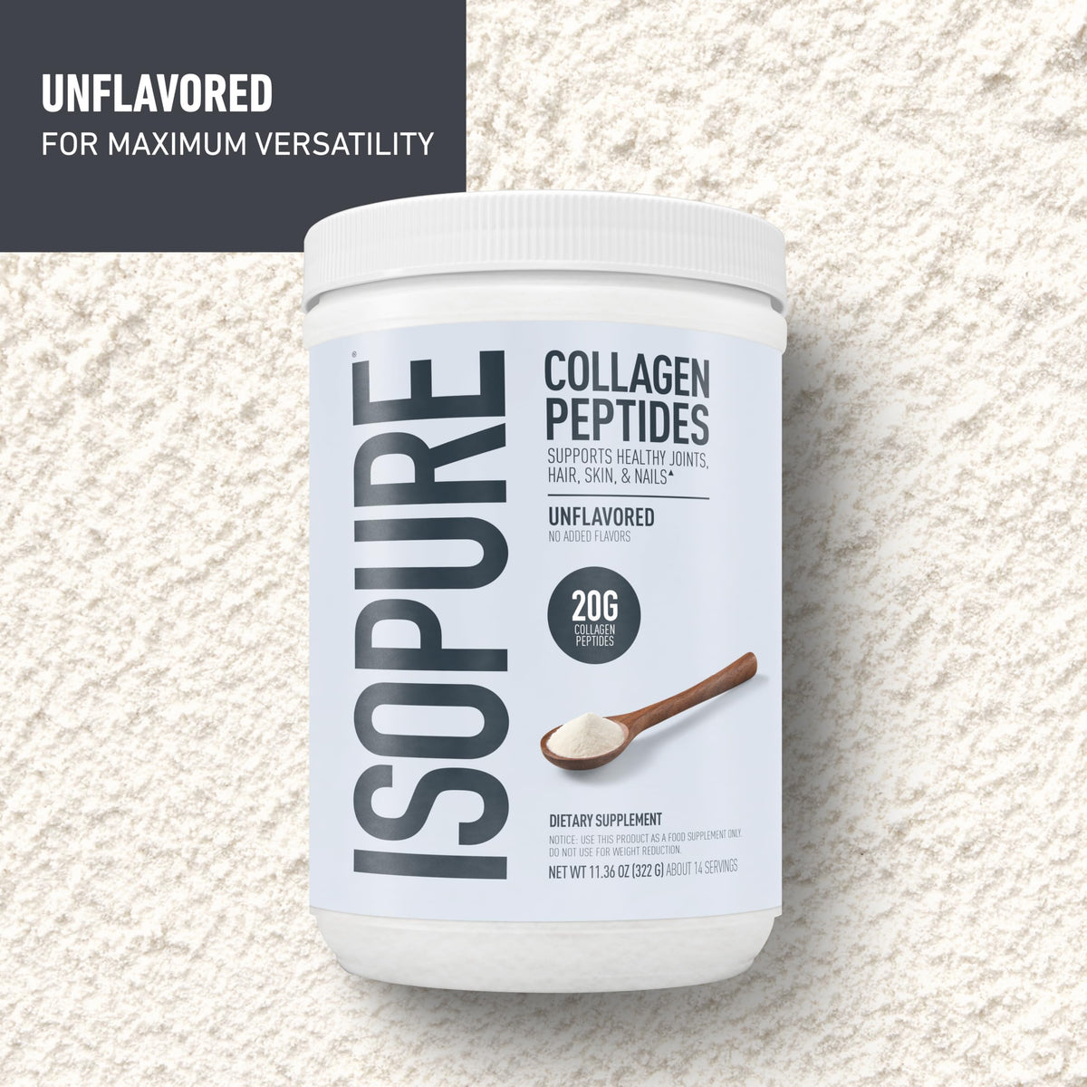 Unflavored Grass-Fed Collagen Peptides Powder B453