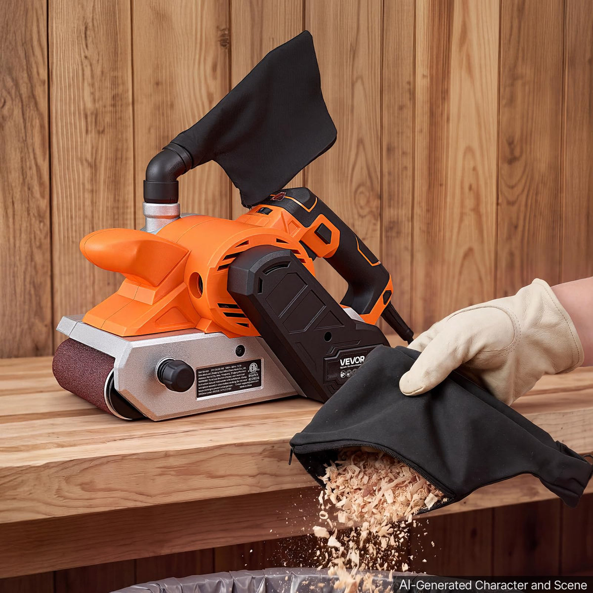 11.5A 4" x 24" Variable Speed Belt Sander M993605