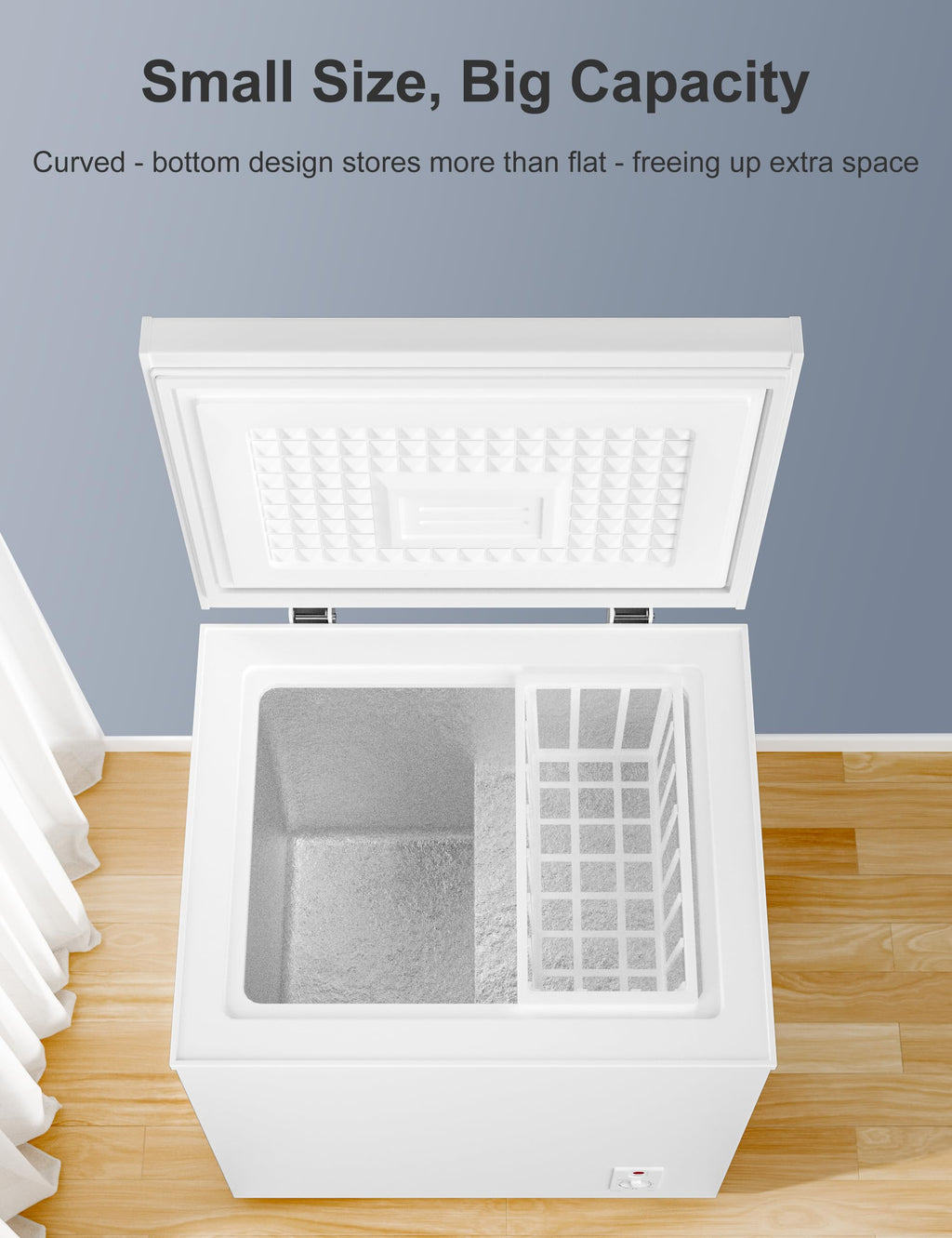 2.5 Cu.Ft White Chest Freezer N438862