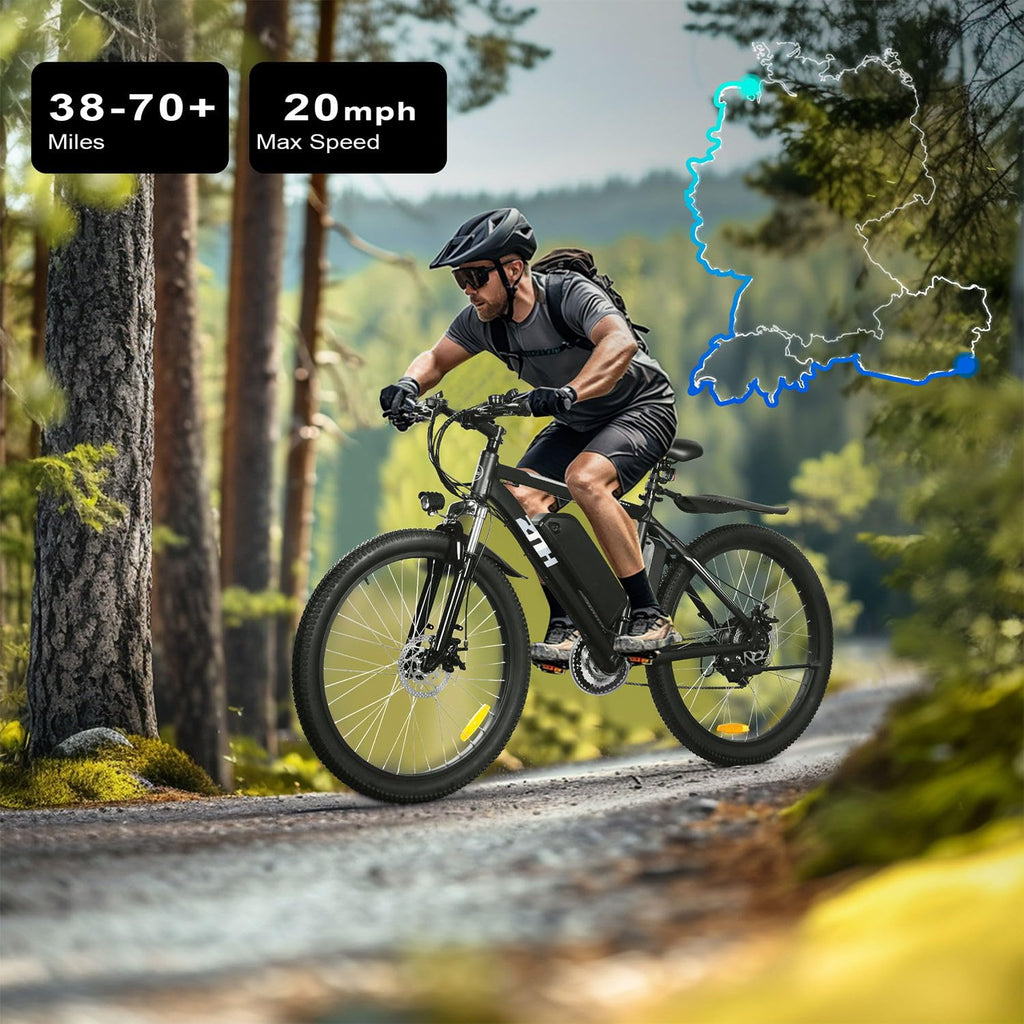 Electric Bike 1000W 20 Mph 80 Miles V712934