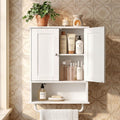 Wall Mounted Cabinet with 2 Doors and Adjustable Shelves Y698