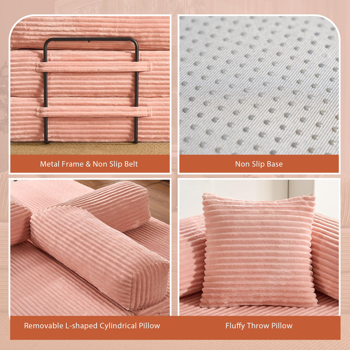 Convertible Futon Sofa Bed Q377