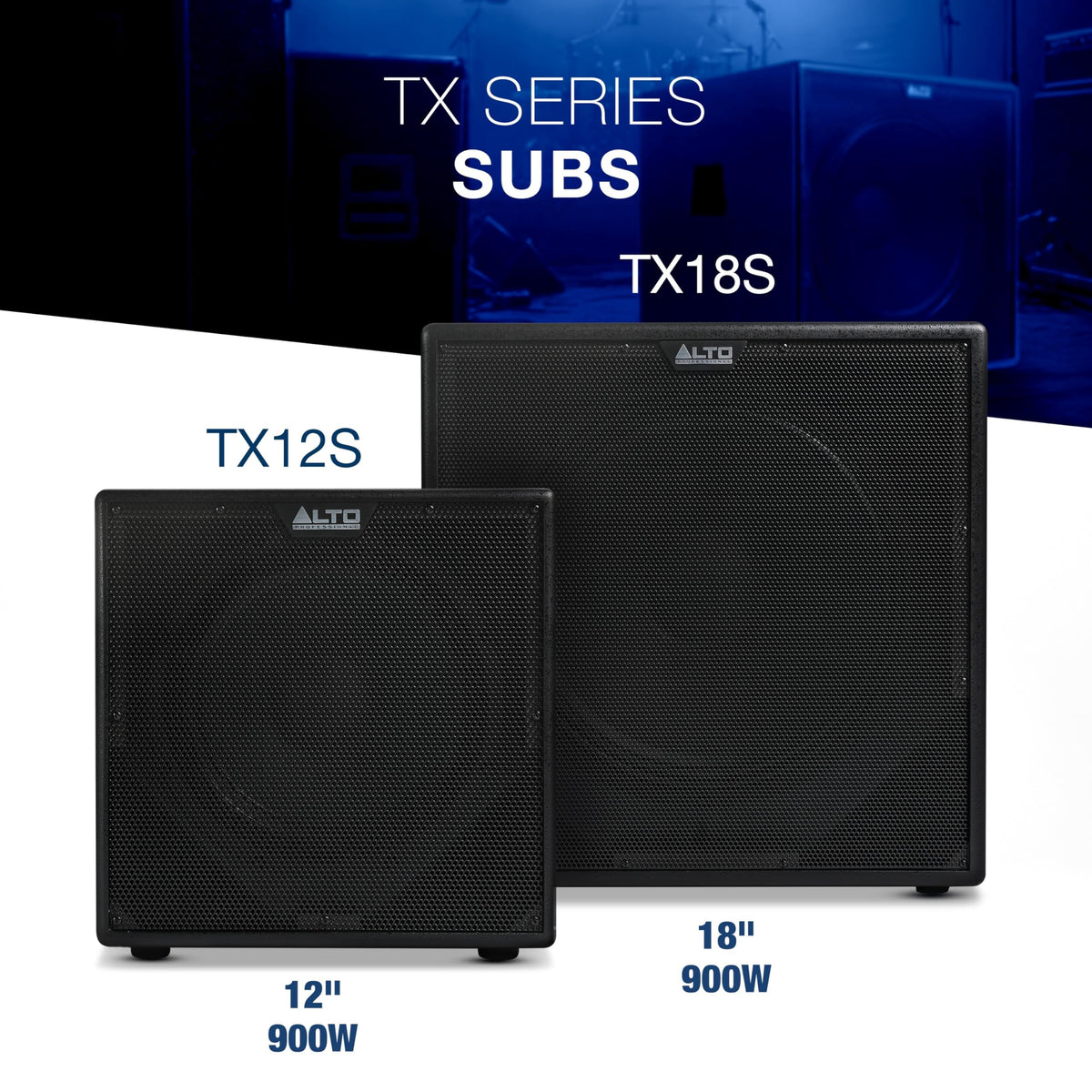 900W 18" Powered PA Subwoofer O3798