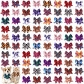 80pcs Adjustable Dog Bow Ties Y493