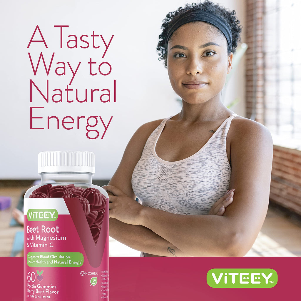 Beet Root Gummies with Magnesium & Vitamin C D922939