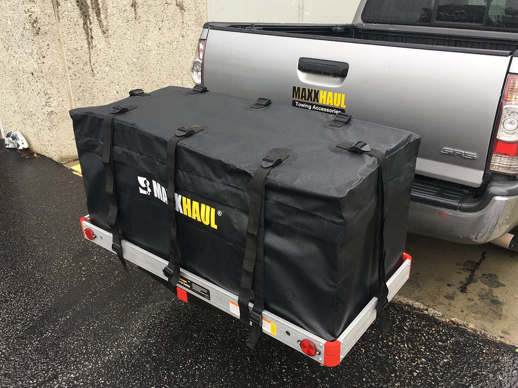 Aluminum Hitch Cargo Carrier with High Side Rails A82536